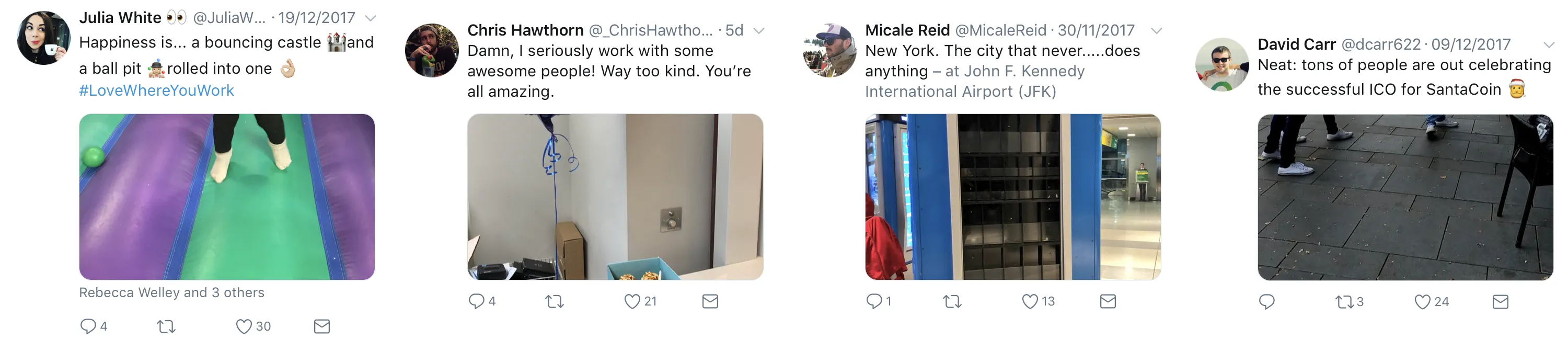 Four photos of Twitter’s former poor cropping mechanism.